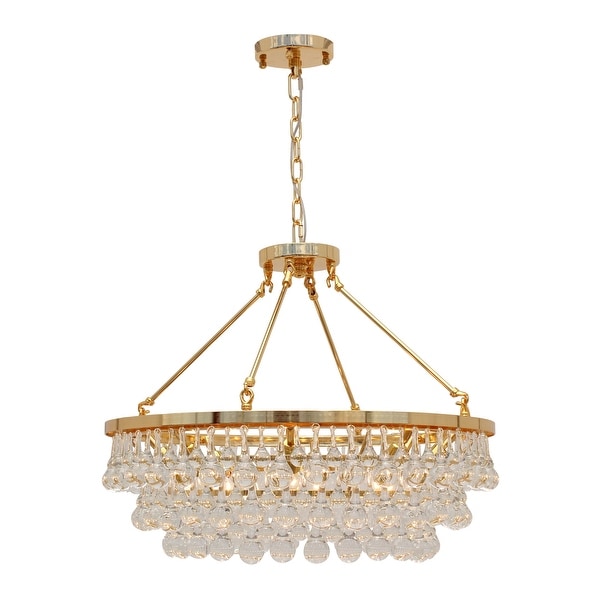 Celeste Glass Drop Crystal Chandelier Small Bed Bath Beyond 22737687