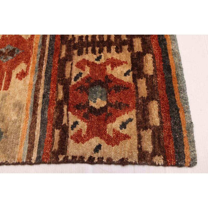 ECARPETGALLERY Hand-knotted Kathmandu Beige Wool Rug - 9'3 x 11'10