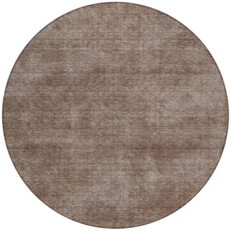HomeRoots Solid Color Transitional Rectangle Outdoor Rug