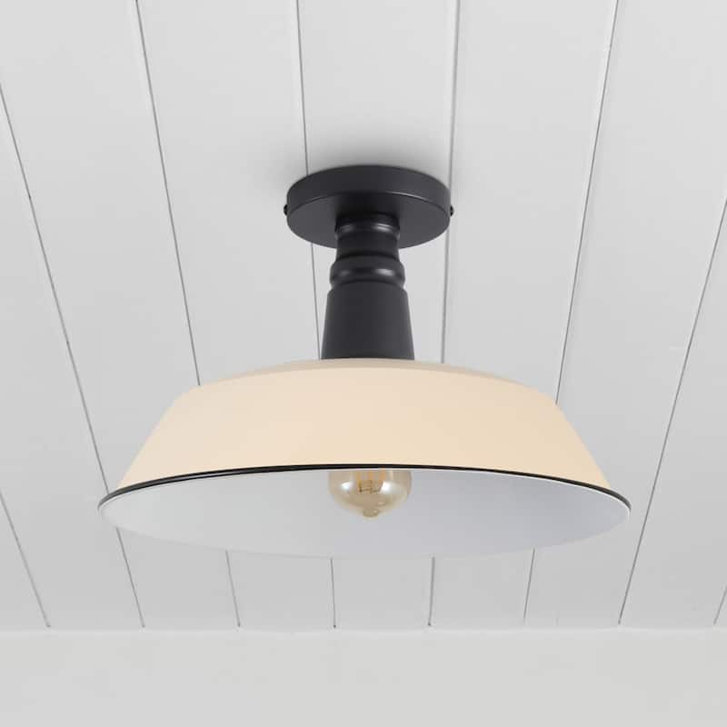 Cassidy 14" LED Semi-Flush Mount, by JONATHAN Y