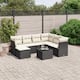 Option Black and cream 8 Piece Modular Set
