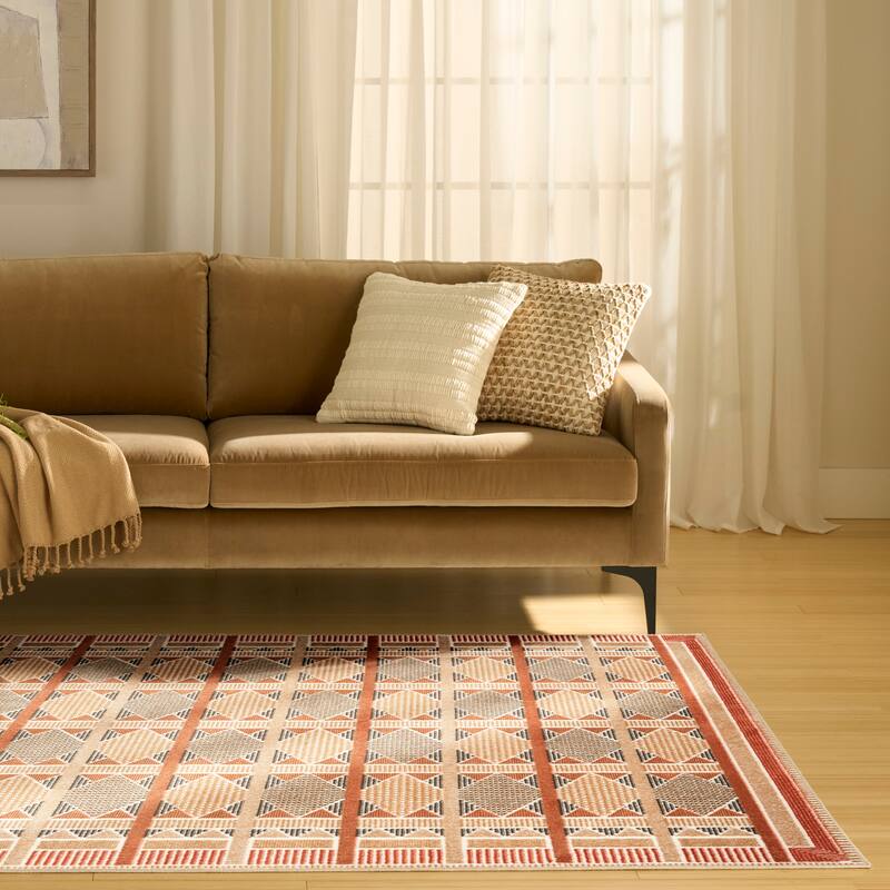 Nourison Nordic Indoor only Geometric Area Rug