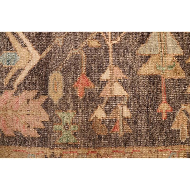 ECARPETGALLERY Hand-knotted Jules Serapi Charcoal Wool Rug - 9'7 x 14'4