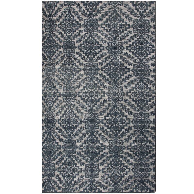 Alora Decor Coquette Hand knotted Geometric Rug