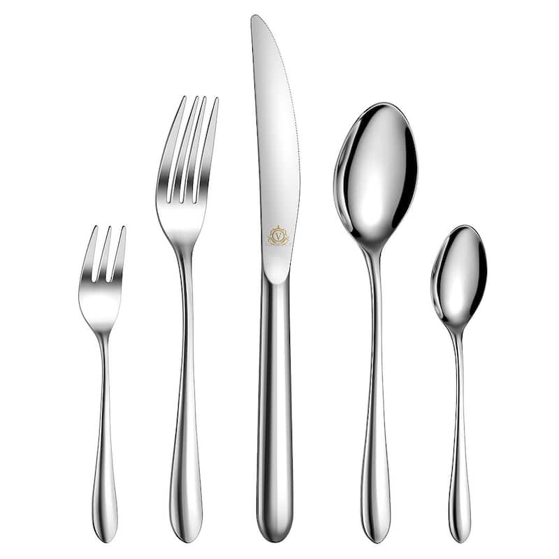 vancasso 18/10 Stainless Steel Silverware Set, Flatware Service for 6 or 12