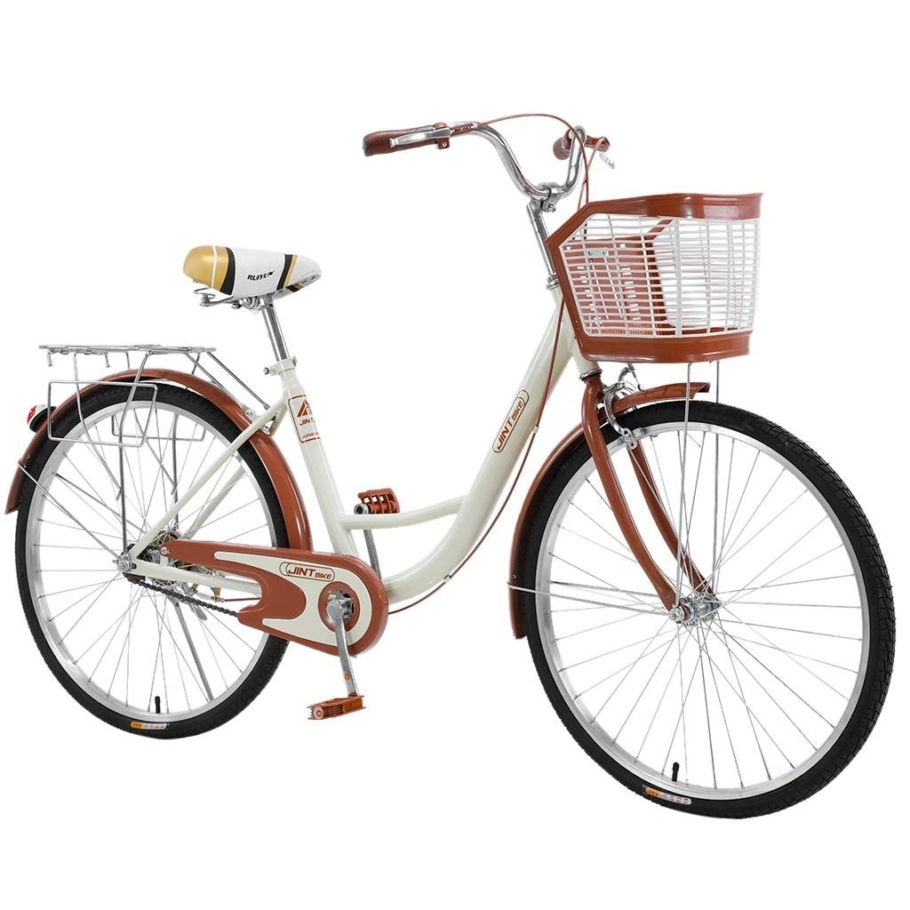 26 Inch Wheels Classic Cruiser Bike Low Step Through Steel Frame