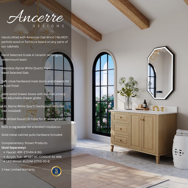 Ancerre Designs Hannah Bathroom Vanity Set