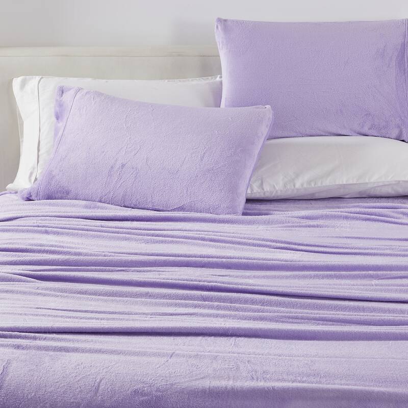 Linery & Co. Ultra Soft & Cozy Velvet Plush Fleece Printed Sheet Set