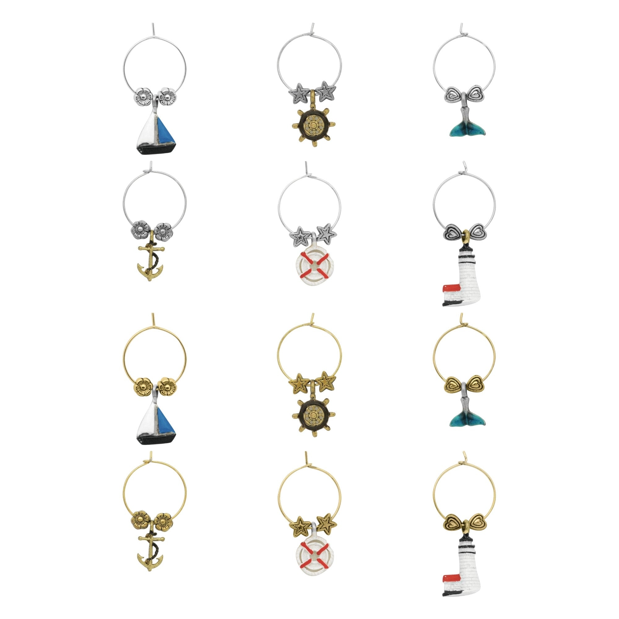 Wine glass charms sale bed bath and beyond