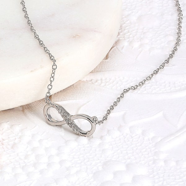 Infinity 925 Sterling Silver Necklace