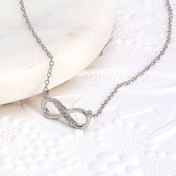 Infinity 925 Sterling Silver Necklace