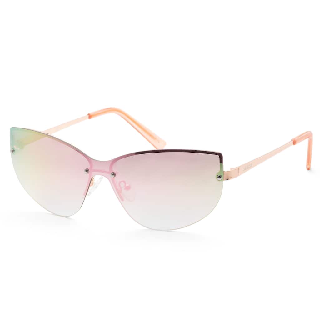 Guess Women's 39mm Shiny Rose Gold Sunglasses GO00007-28T