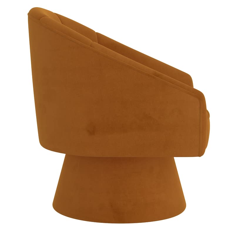 Modern Velvet Swivel Accent Chair -