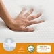 preview thumbnail 3 of 7, Folding Mattress, 3 inch Tri-Fold Memory Foam Mattress Topper for Camping, Foldable Guest Bed, Washable Cover