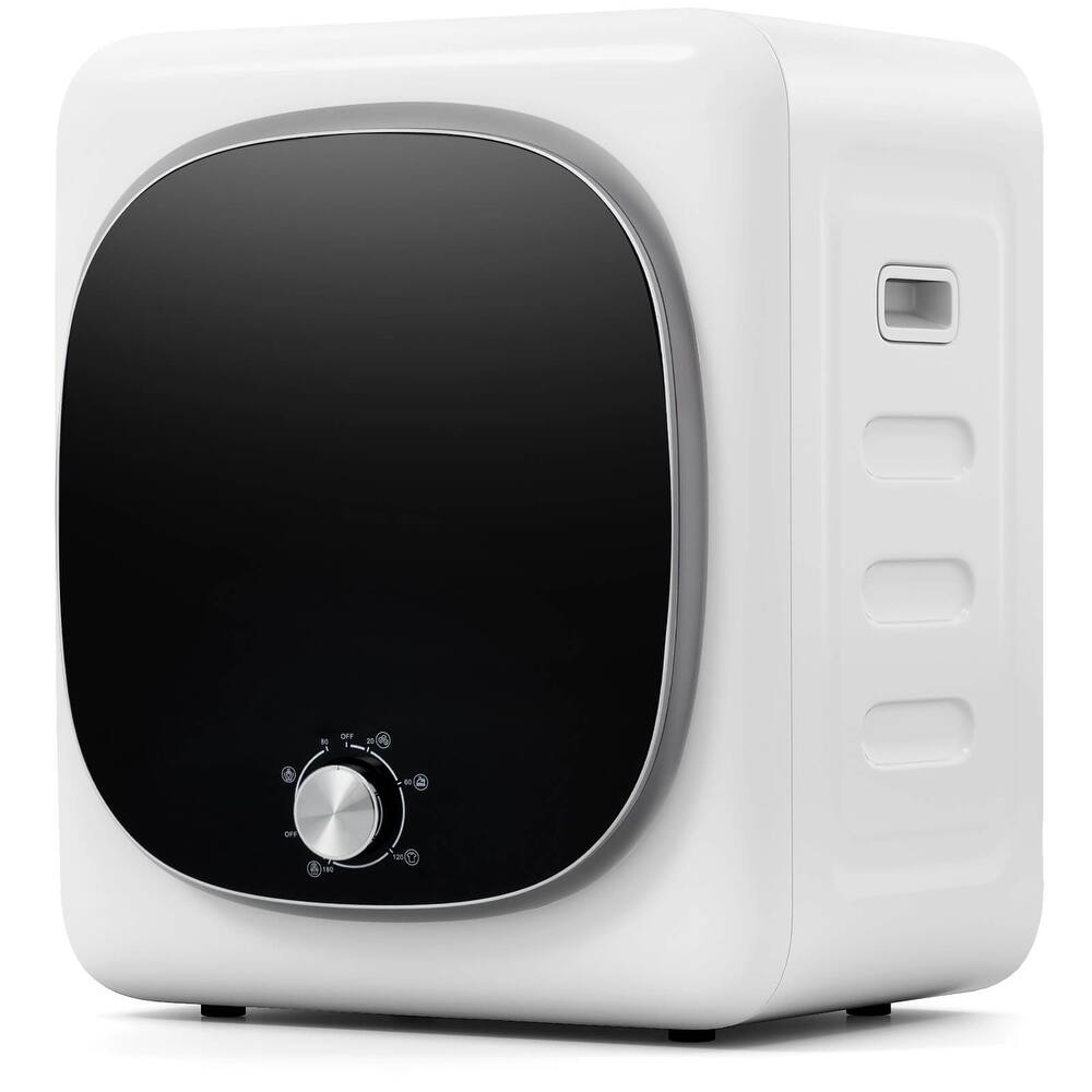 Costway 800W Electric 1.5 cu.ft Compact Drying Machine with Stainless - as pic shows - See Details