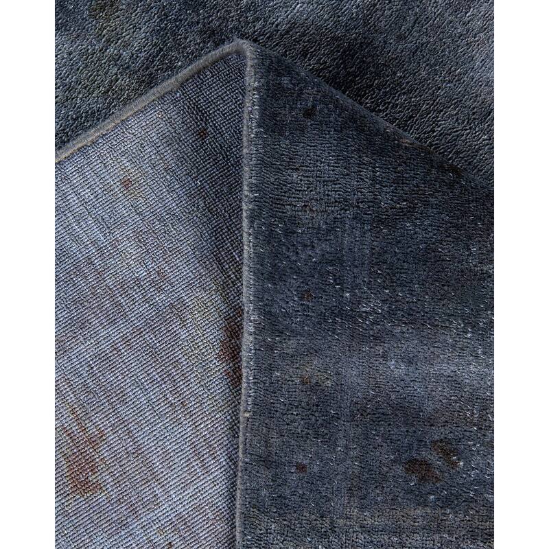 Vibrance, One-of-a-Kind Hand-Knotted Area Rug - Gray, 6' 1" x 8' 4" - 6' 1" x 8' 4"