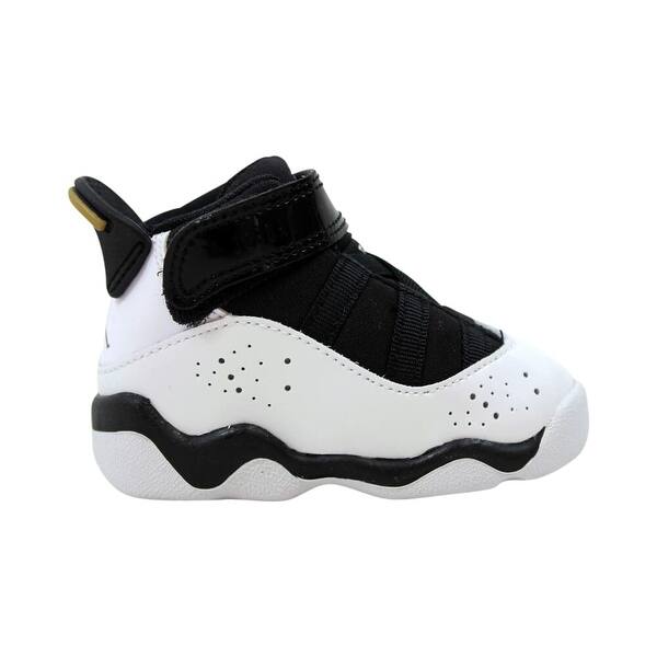 Shop Nike Air Jordan 6 Rings White Black Metallic Gold 942780 100