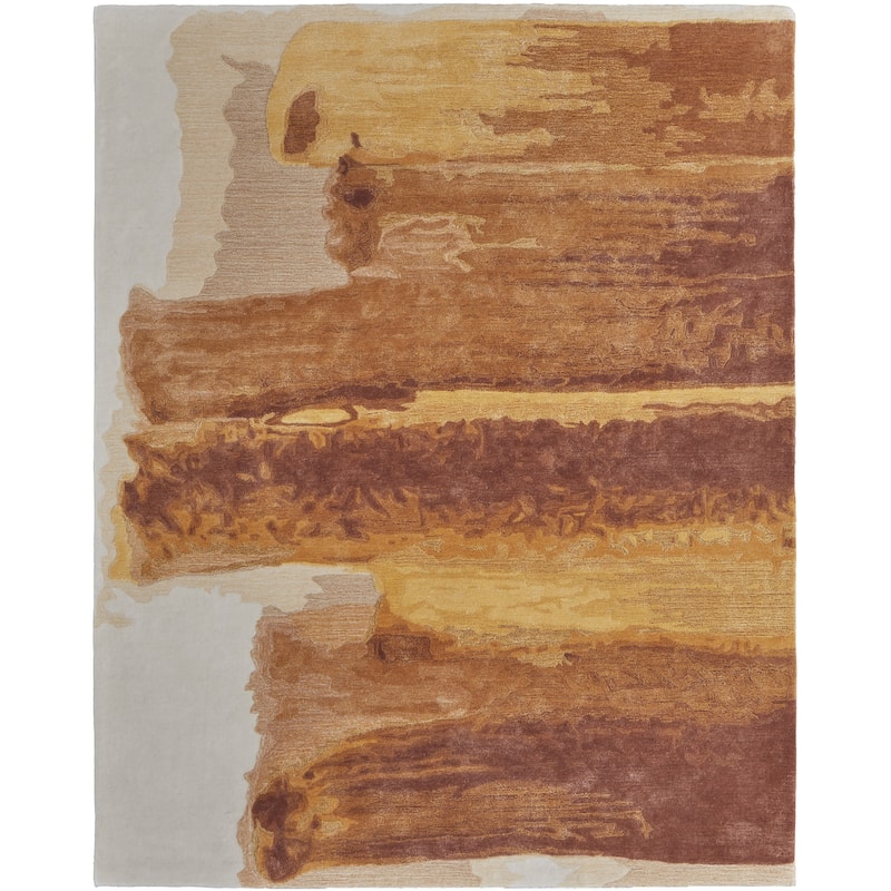 HomeRoots Abstract Industrial Rectangle Area Rug