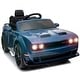 preview thumbnail 10 of 19, Kids Electric Car Licensed Dodge Challenger Ride On Car 12V Blue