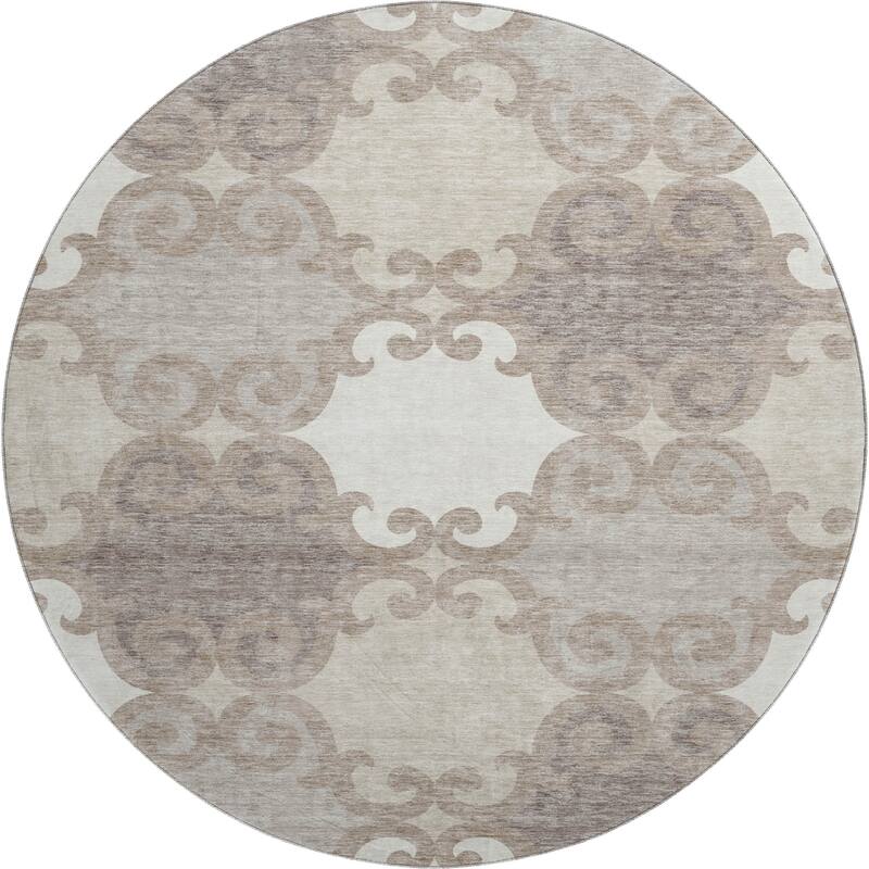 Premium Washable Super Soft Ornate Scroll Mayfield Rug