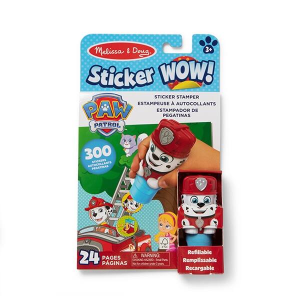 slide 2 of 7, Melissa & Doug Sticker WOW Activity Pad & Sticker Stamper - Marshall - Multi Multi - Kids