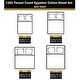 preview thumbnail 96 of 103, ﻿Superior 1200 Thread Count Egyptian Cotton Solid Bed Sheet Set