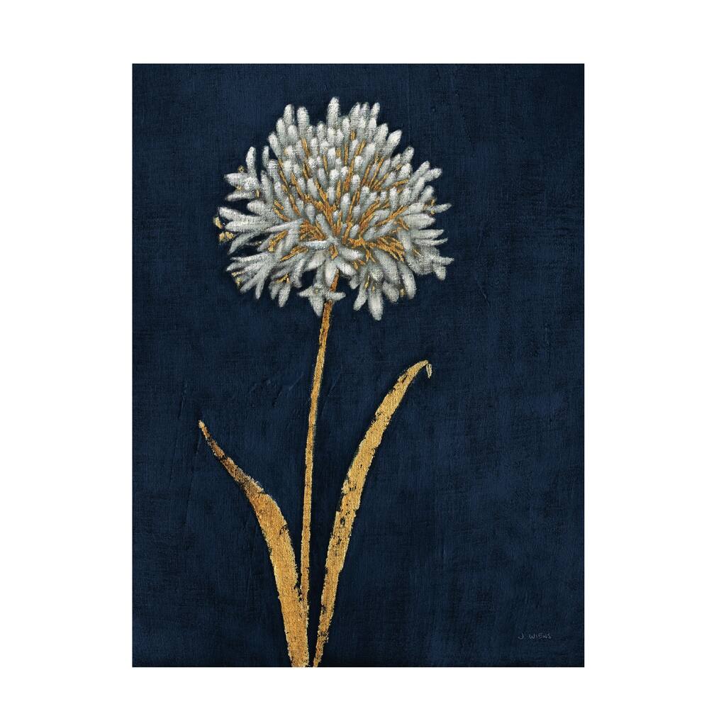 James Wiens 'Shimmering Summer I Indigo Crop' Canvas Art