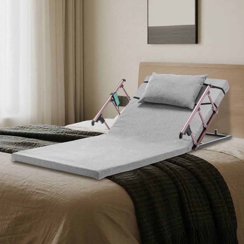 Electric Adjustable Bed Backrest with Safety Rails & Remote