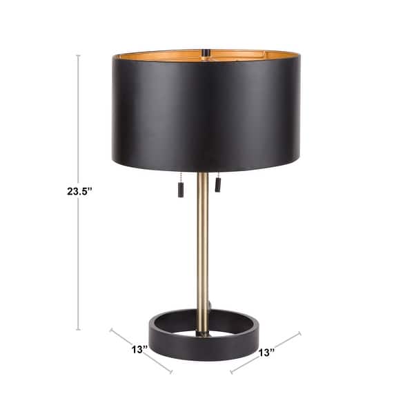 Silver Orchid Nissen Metal Table Lamp
