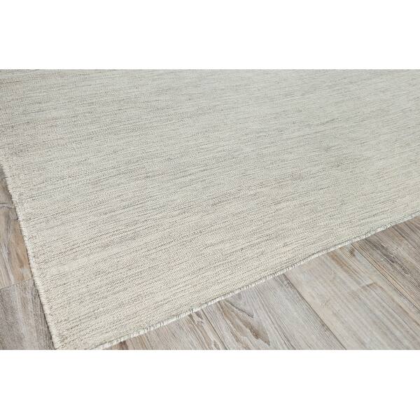 EXQUISITE RUGS Chelsea Flatweave New Zealand Wool Beige/Grey Area Rug