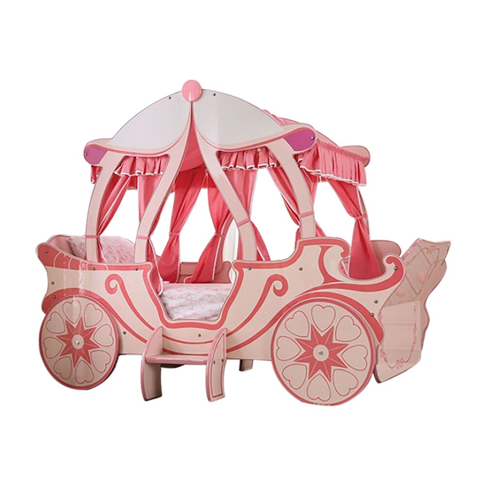 Pink top carriage bed