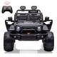 preview thumbnail 2 of 17, 24V Kids Ride Toy 2 Seats Battery Powered Electric Truck with Remote Control - 38.6"W x 49.6"L x 34.6"H
