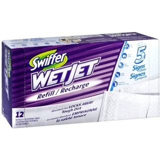 Swiffer WetJet Cleaner Pads Refills 12 Each Pack of 7 