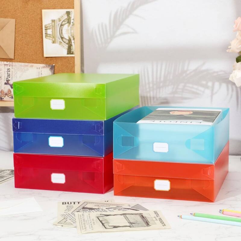12 Pcs Multicolor Plastic Document Boxes Bed Bath & Beyond 39426892