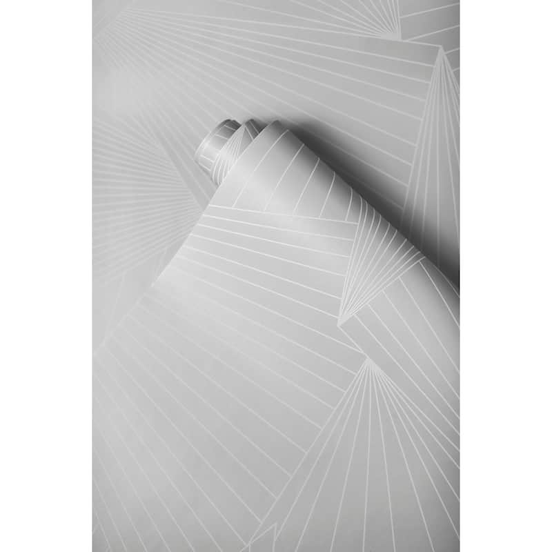 NextWall Ray Geo Peel and Stick Wallpaper