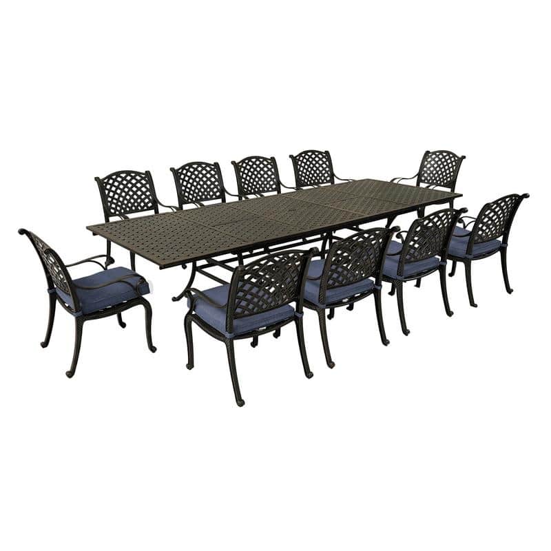 South Ponto 11-piece Aluminum Dining Set by Havenside Home