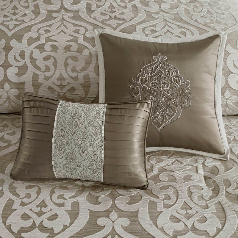 Madison Park Dillon 8 Piece Jacquard Comforter Set