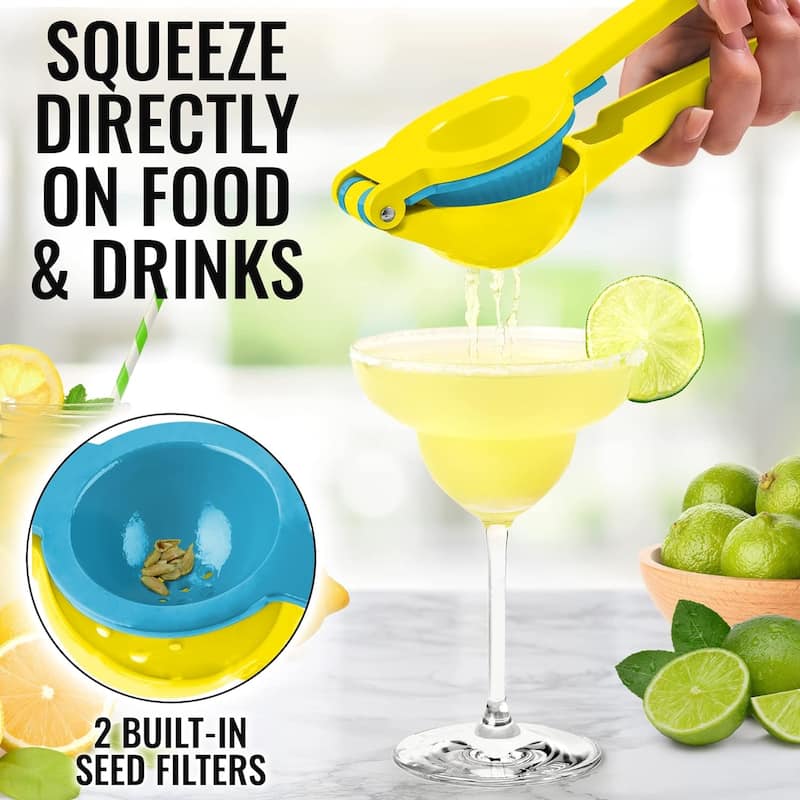 Zulay Kitchen Metal 2-In-1 Lemon Squeezer Manual