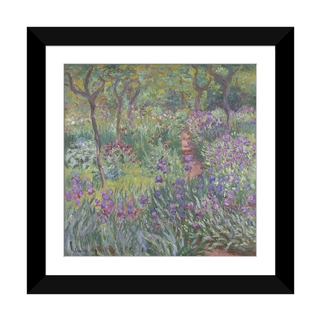 iCanvas "The Artist's Garden in Giverny, 1900 " by Claude Monet