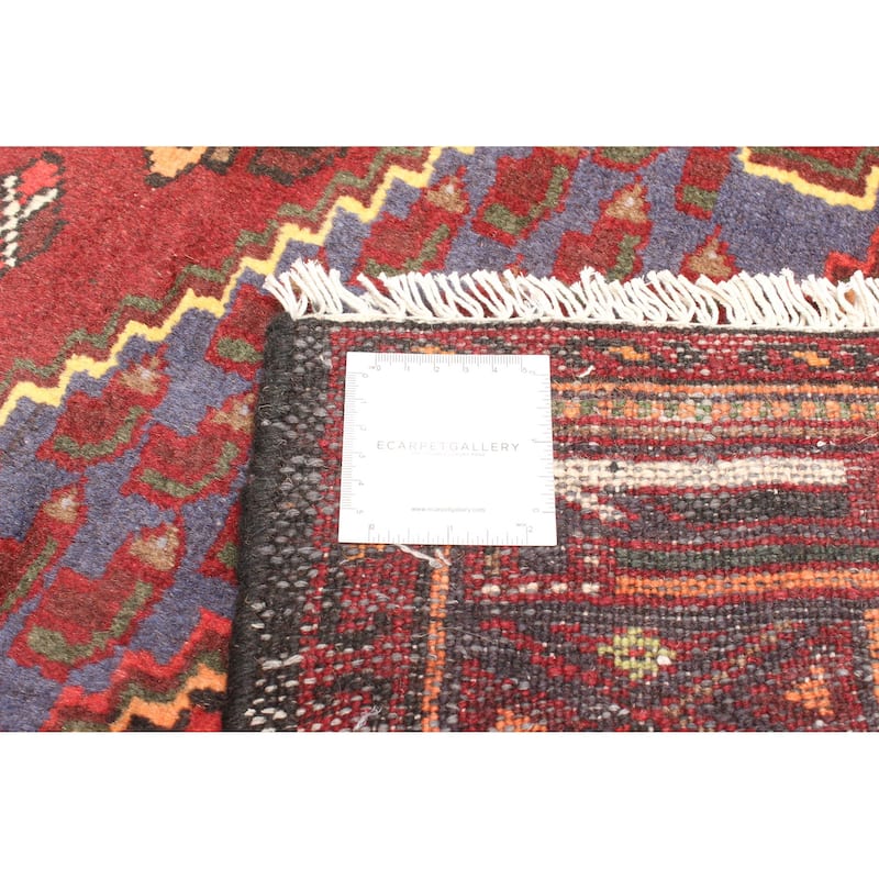 ECARPETGALLERY Hand-knotted Andelz Red Wool Rug - 4'1 x 6'5