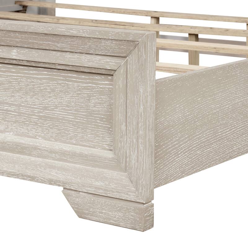 Furniture of America Jupiter 3-Piece Light Grey Wood Panel Bedroom Set