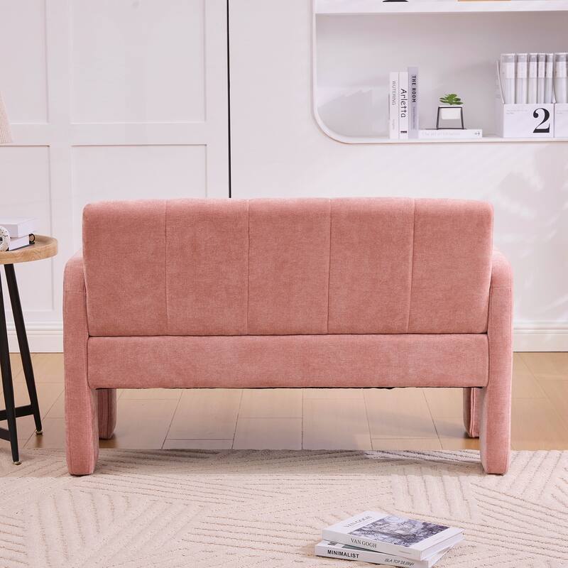 Modern Double Armchair Living Room & Bedroom Compact Upholstered Sofa Leisure Sofa