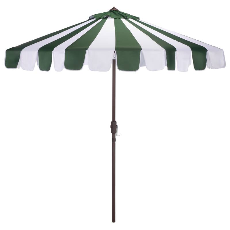 SAFAVIEH Outdoor Living Meze 9ft Crank Umbrella