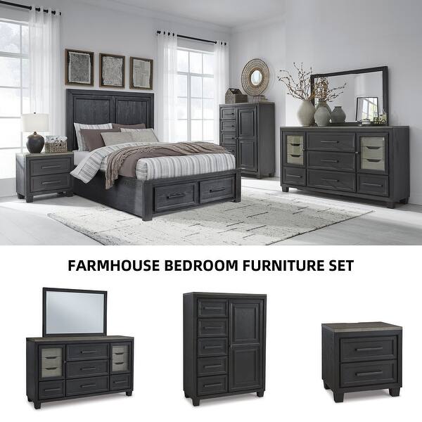 Signature Design by Ashley Foyland Black/Brown Dresser - Bed Bath & Beyond  - 38239360