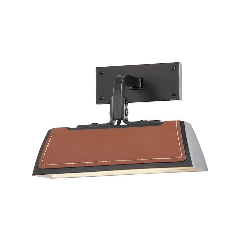 Hudson Valley Lighting Holtsville 7" Tall LED Wall Sconce - Old Bronze / Saddle