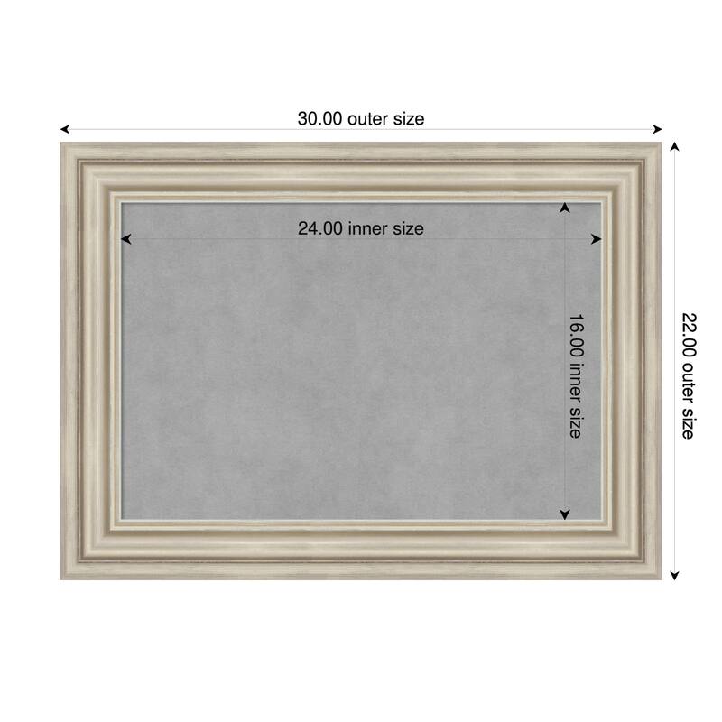 Amanti Art Sierra Black Brown Framed - 30 x 22 in - Sierra Silver