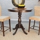 preview thumbnail 36 of 34, Carolina Living Fairview Round Pedestal Bar Table
