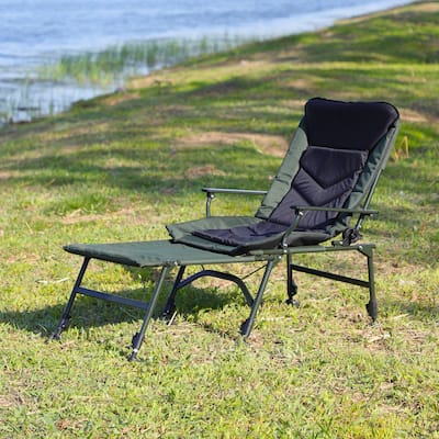 Camping Lounge Chair With Detachable Footrest (Excluding the table)