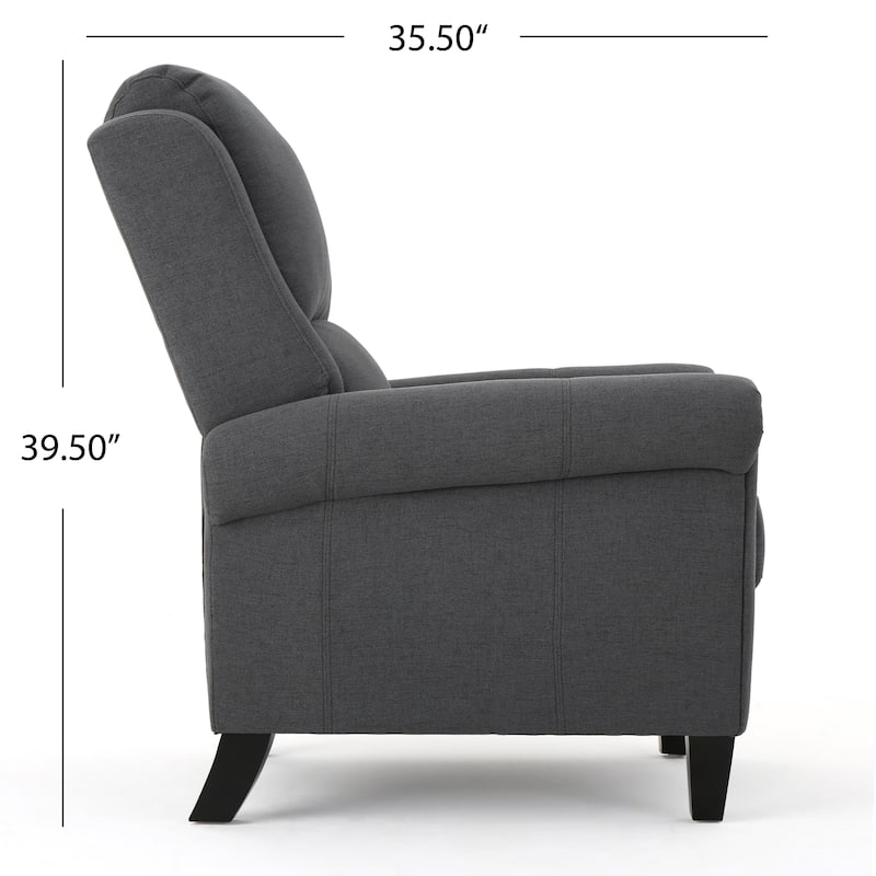 Haddan Fabric Recliner Club Chair by Christopher Knight Home