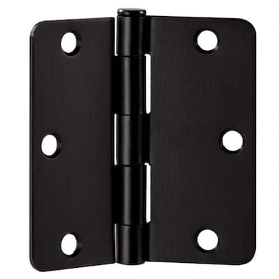 Design House 188417 3-1/2" x 3-1/2" Butt 1/4" Radius Corner Surface